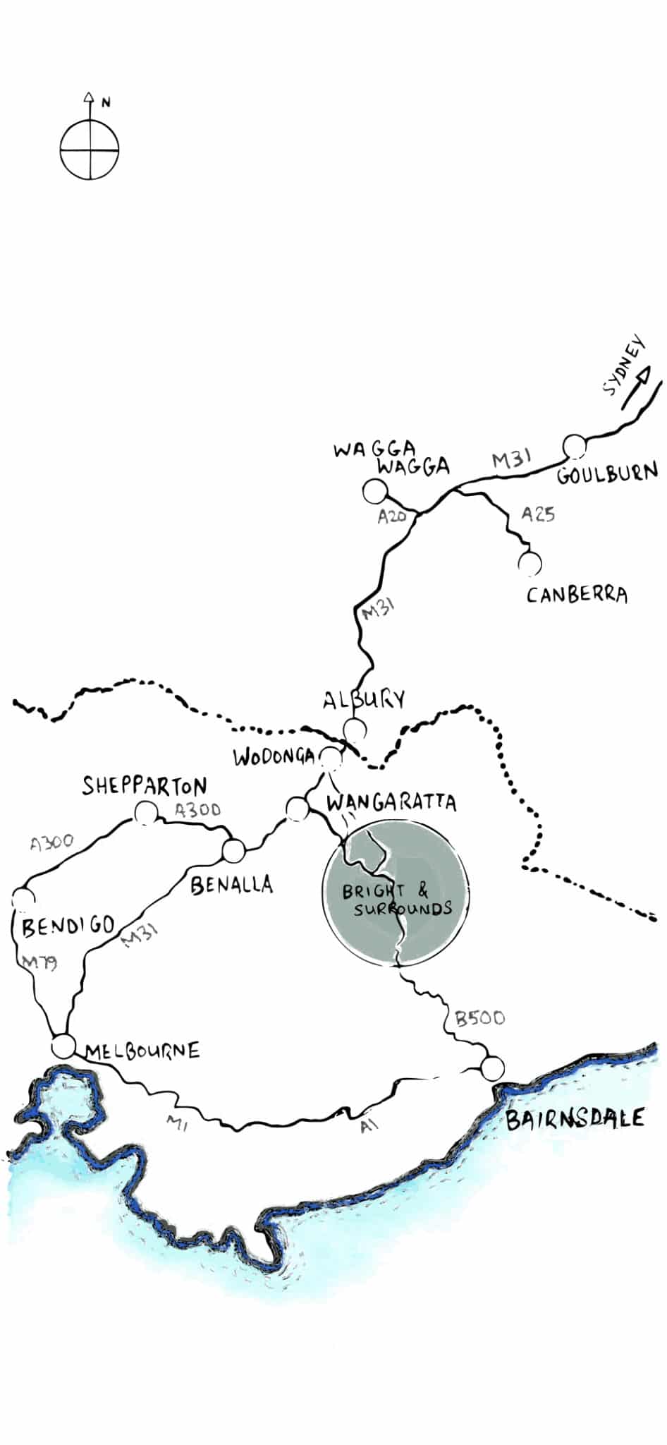 How to get to Mount Beauty in Victoria's High Country